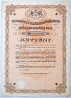 7db-os vegyes értékpapír és sorsjegy tétel, benne: Budapest 1903. "Magyar Korona Országai 4%-ka...