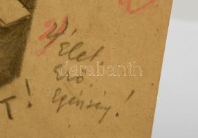 Kónya Zoltán (1891-?): A sör táplál, üdít, erősít!, reklámterv, vegyes technika, papír, jelzett, 15×...