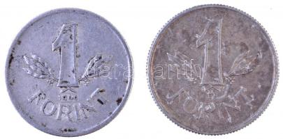 1946. 1Ft Al "Kossuth-címer" + 1949. 1Ft Al "Rákosi-címer" T:2-,2