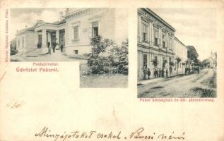 Paks, Postahivatal, Községház, Járásbíróság, Wiener Hajman kiadása (EK)