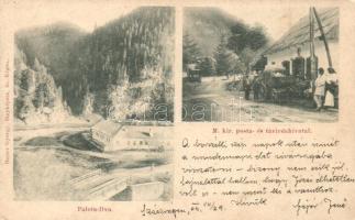 Palotailva, Lunca Bradului; látkép, Posta és távirdahivatal / post and telegraph office  (EK)