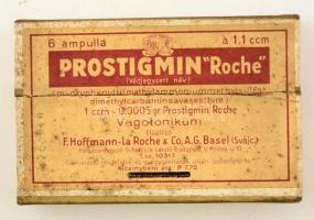 Prostigmin régi gyógyszeres doboz, tartalommal