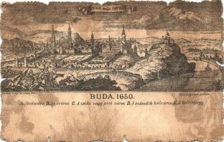 Budapest, anno 1650 (zsidó vagy vízi várossal) (EK)