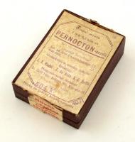 Pernocton régi gyógyszeres doboz, tartalommal