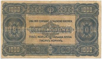 1923. 1000K "8 FILLÉR - NYOLC FILLÉR" felülnyomással T:III- kis szakadás
Adamo K37B