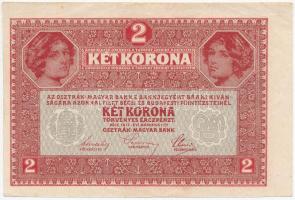 1912. 2K 7000 fölötti sorozatszám, elcsúszott nyomat T:II