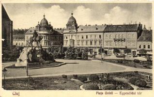 8 db RÉGI erdélyi városképes lap, vegyes minőségben: Kolozsvár, Beszterce, Székelyudvarhely / 8 pre-1945 Transylvanian town-view postcards, mixed quality