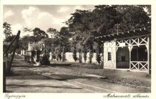 Gyöngyös, Mátravasúti vasútállomás, gőzmozdony