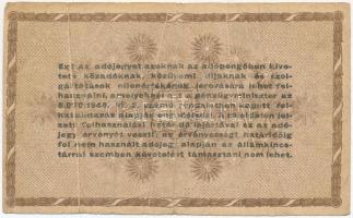 1946. 10.000AP nyomdai papírráncból eredő látványos nyomathibákkal T:III apró szakadások