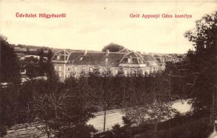 Hőgyész, gróf Apponyi Géza kastélya, W. L. 691. (EK)