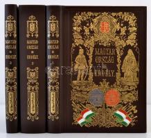 Hunfalvy János: Magyarország és Erdély eredeti képekben I-III. (reprint) 1986, Európa. Aranyozott, festett egészbőr kötésben, szép állapotban. Kiadói tékában.