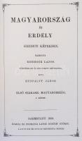Hunfalvy János: Magyarország és Erdély eredeti képekben I-III. (reprint) 1986, Európa. Aranyozott, f...