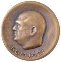 Csorba Géza (1892-1974) 1934. "Komjádi / Magyar Úszó Szövetség" Br emlékérem hátoldalán "LUDVIG" gyártói jelzéssel (50mm) T:2
