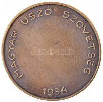Csorba Géza (1892-1974) 1934. "Komjádi / Magyar Úszó Szövetség" Br emlékérem hátoldalán &q...