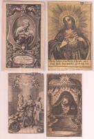 cca 1836 4 db szentkép, metszet, 11x6 cm és 12x8 cm közötti méretben