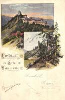 1899 Árvaváralja, Oravsky Zamok; vár / castle (EK)