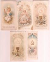 1806-1907 db litho szentkép, 12x4,5 cm és 12x6,7 cm közötti méretben