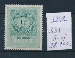 1898 1f okmánybélyeg (38.000)