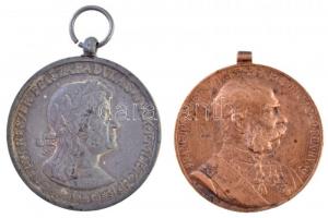 1898. "Jubileumi Emlékérem Fegyveres Erő Számára / Signum memoriae (AVSTR)" Br kitüntetés ...