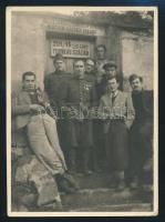cca 1943 201/15. tábori zsidó munkásszázad tagjairól készített fotó / Hungarian Jew worker unit photo 9x12 cm
