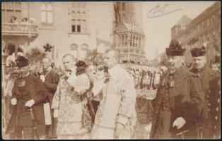 1938 Szent Jobb körmenet. Fotólap