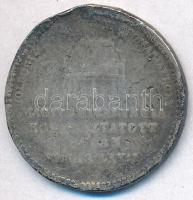 Osztrák-Magyar Monarchia / Bécs 1867A Koronázási zseton Erzsébet királyné budai koronázására Ag (3,1...