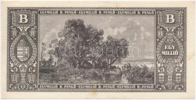 1946. 1.000.000BP apró festékfoltok és nyomathiba Kossuth jobb szeme mellett T:II kis fo