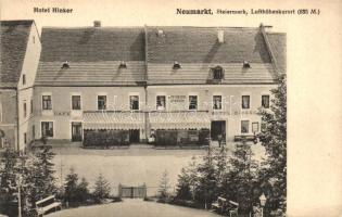 Neumarkt in Steiermark, Lufthöhenkurort, Hotel Hinker / spa resort, automobil station, hotel (EK)