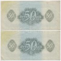 1944. 50P "A Vöröshadsereg Parancsnoksága" (4x) sorszámkövetők T:II fo
