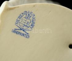 Herendi fehér mázas pulyka, hibátlan, jelzett, m:12 cm