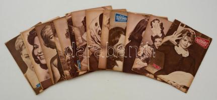 1961 Film Színház Muzsika 14 száma, változó állapotban.