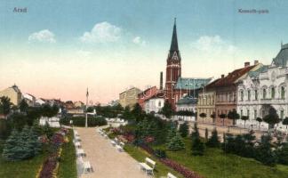 Arad, Kossuth park, Kerpel Izsó kiadása / park