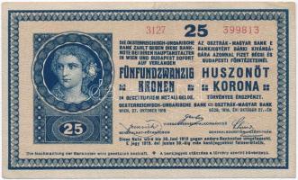 1918. 25K "3127", 3mm, hullámos hátlap T:I,I-