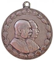 Osztrák-Magyar Monarchia 1914. "Vöröskereszt Háborús Segélyiroda 1914" fém medál füllel (2...