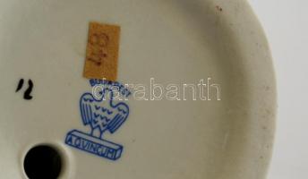 Aquincumi paraszt legény, kézzel festett, jelzett, hibátlan, m: 25 cm