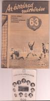 1953 Az angol-magyar 6:3-as meccs alkalmából kiadott emlékfüzet, 60p + fotó a győztes csapat tagjairól