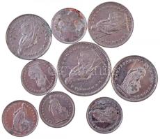 Svájc 1969-2011. 1/2Fr-2Fr (9xklf) T:2 Switzerland 1969-2011. 1/2 Franc - 2 Francs (9xdiff) C:XF