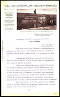 1910 a Hazai Szállítmányozási Rt. díszes fejléces levele céges ügyben