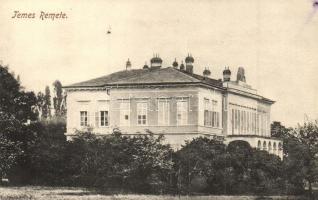 Temesremete, Remetea Mare; báró Ambrózy Lajos kastélya / castle