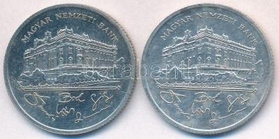 1992. 200Ft Ag "MNB" (2x) T:2