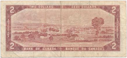 Kanada 1954. 2$ T:III szakadás
Canada 1954. 2 Dollars C:F tear
Krause 76.b