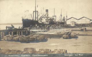 Burgas, Bourgas; Le Port / port, loading area