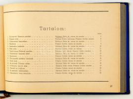1940 Visszadalolt városok. Oldalankánt önnáló rajzokkal díszített irredenta dalgyűjtemény és kottagy...