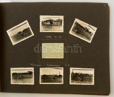 1938-1942 A Hangya Szövetkezet focicsapatának (NB III. NB II. ) 1938-42 közötti meccseiről készült k...