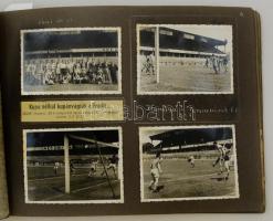 1938-1942 A Hangya Szövetkezet focicsapatának (NB III. NB II. ) 1938-42 közötti meccseiről készült k...