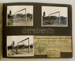 1938-1942 A Hangya Szövetkezet focicsapatának (NB III. NB II. ) 1938-42 közötti meccseiről készült k...
