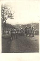 Bereck, Bretcu; Frigyes főherceg szemléje a faluban / visitation of Erzherzog Friedrich in the village, photo