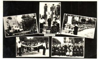 Péterréve, Backo Petrovo Selo; Országzászló és hősi emlékszobor avatási ünnepsége / inauguration of the Hungarian flag and the heroes monument. Sass Foto