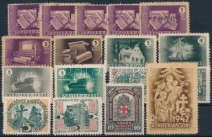 1914-1954 17 db adomány  bélyeg