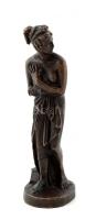 Jelzés nélkül: Aphrodité. Nagy szériás bronz figura, m:13 cm